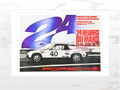 Porsche Poster 914/6 GT  24H  Le Mans 1970, the Grand Touring class winner