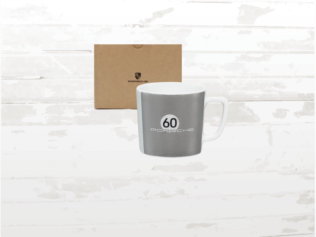 Porsche 911 Sport Classic Mug: Matte Grey Porcelain, 500ml