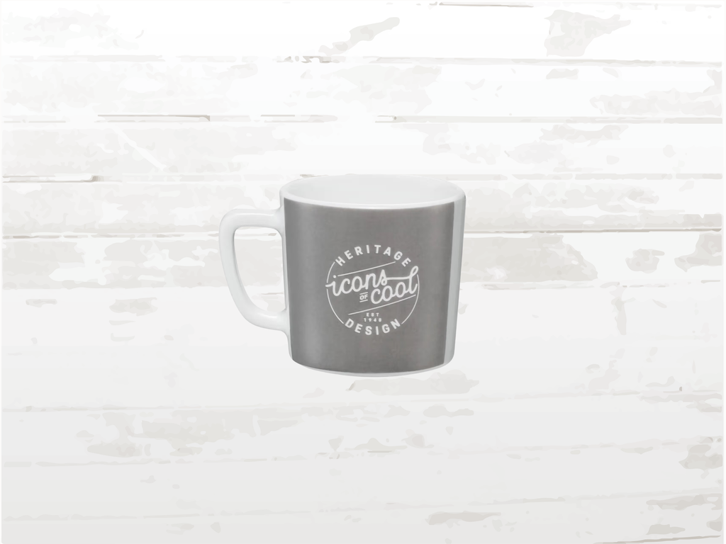 Porsche 911 Sport Classic Mug: Matte Grey Porcelain, 500ml