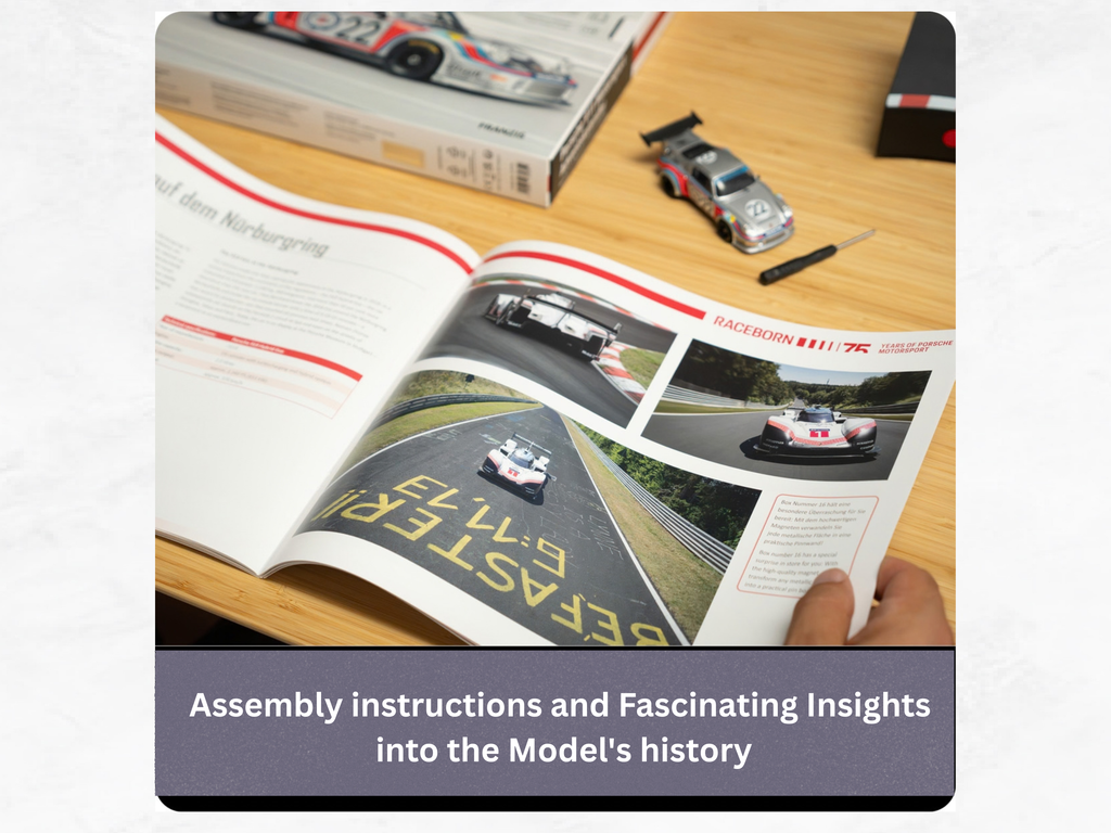 Porsche 911 Motorsport Advent Calendar | Carrera RSR Turbo 2.1 | 1:43 Scale Model Kit with Sound | Franzis 67275
