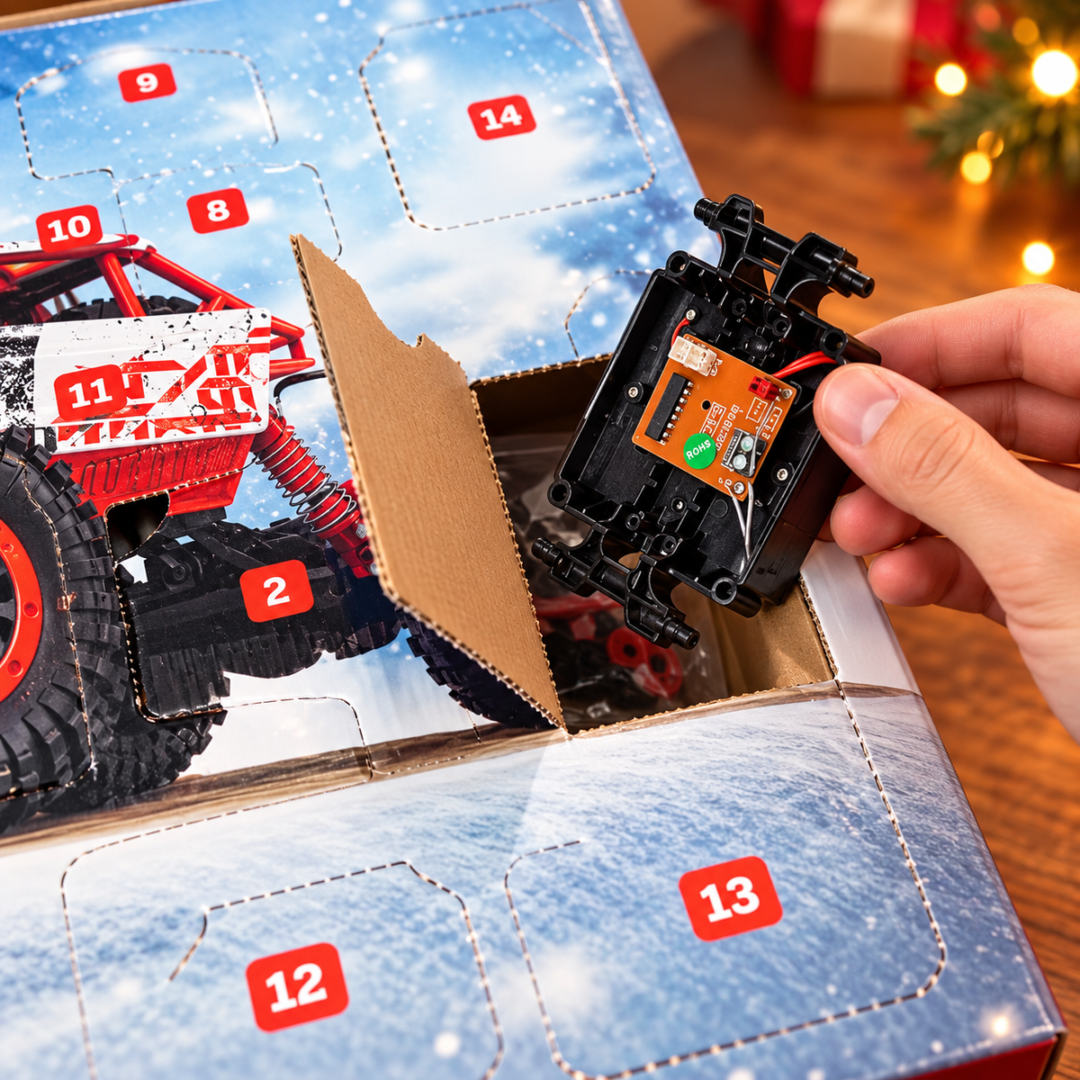 RED5 Remote Control Rock Crawler Car Advent Calendar – Build Your Own 1:18 Scale RC Truck | 24-Day Christmas Countdown