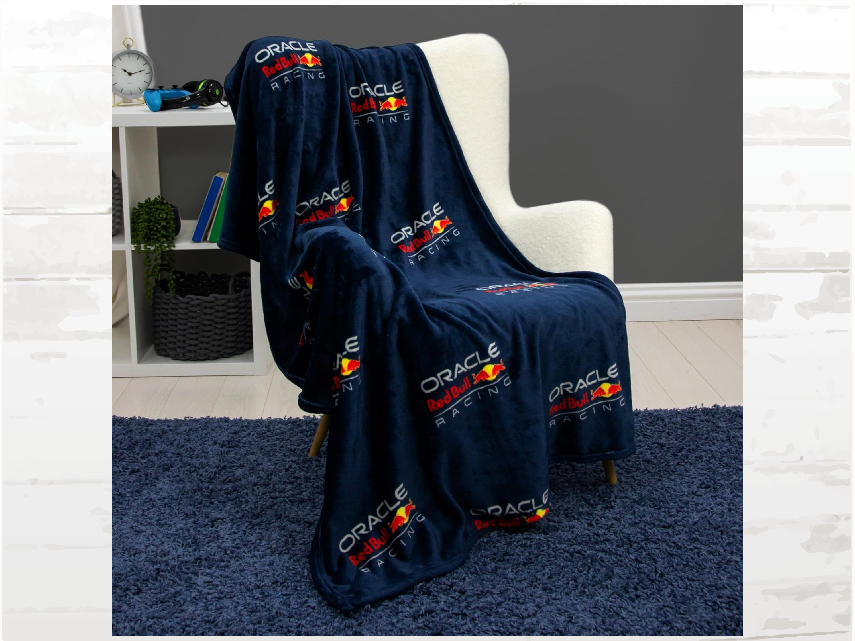Red Bull Racing Logo Fleece Blanket | Max Verstappen F1