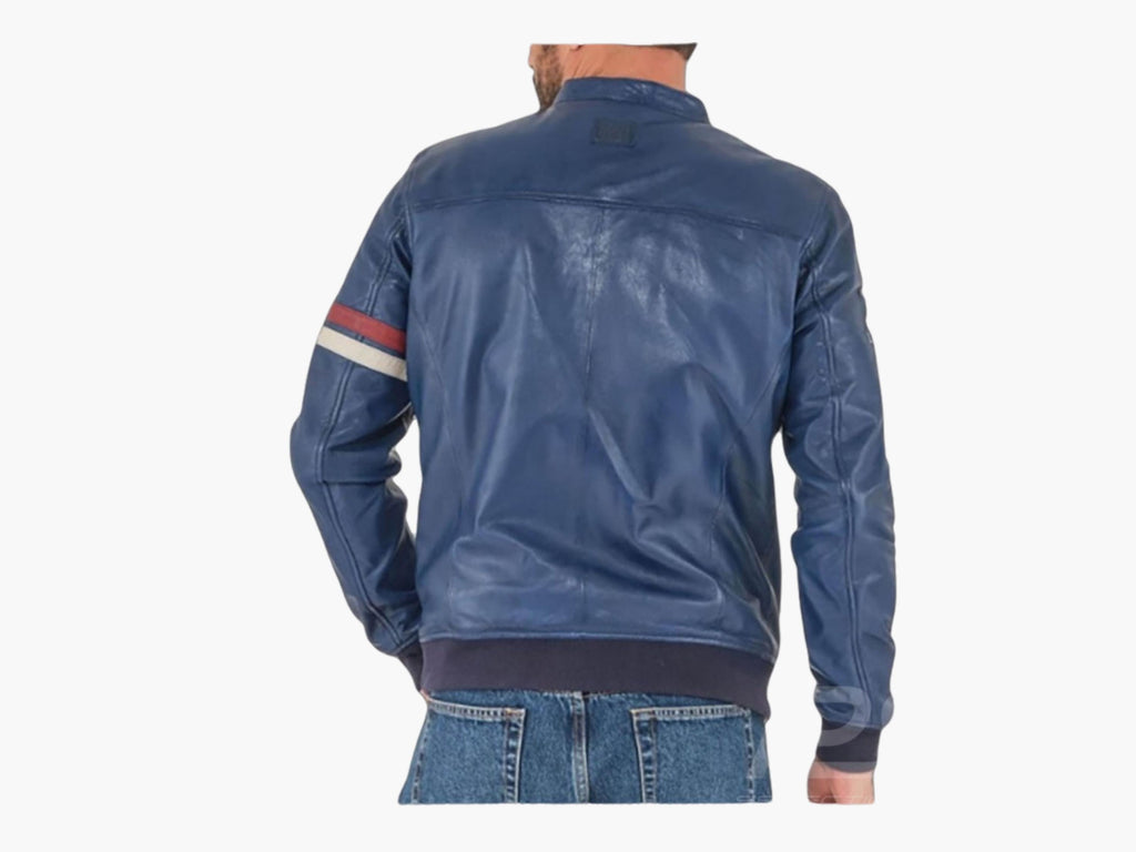 Men’s Luxury Racing Leather Jacket – Inspired by 24h Le Mans Heritage