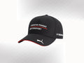 Porsche Motorsport Hat: Black Racing Cap with Sponsor Logos