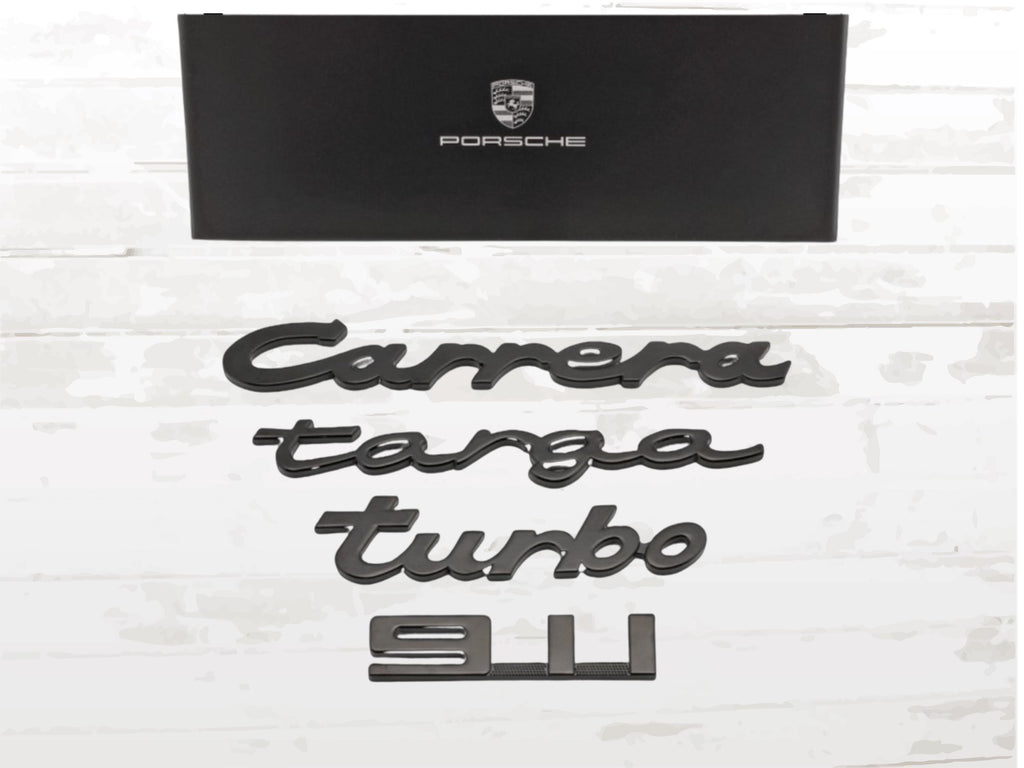 Porsche Magnet Set – 911, Carrera, Targa, Turbo | Gift Boxed Monogram Magnets