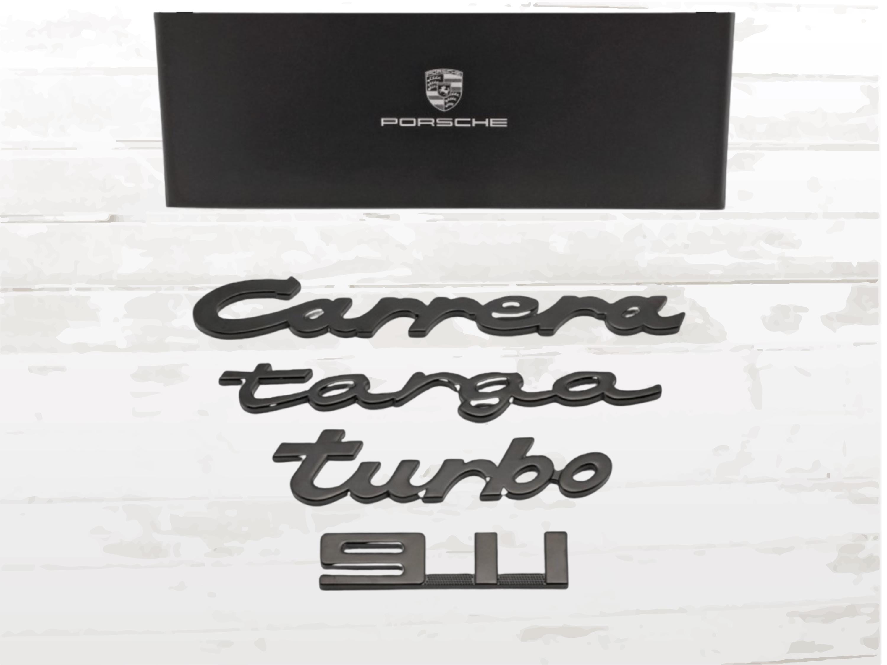 Porsche Magnet Set – 911, Carrera, Targa, Turbo | Gift Boxed Monogram Magnets