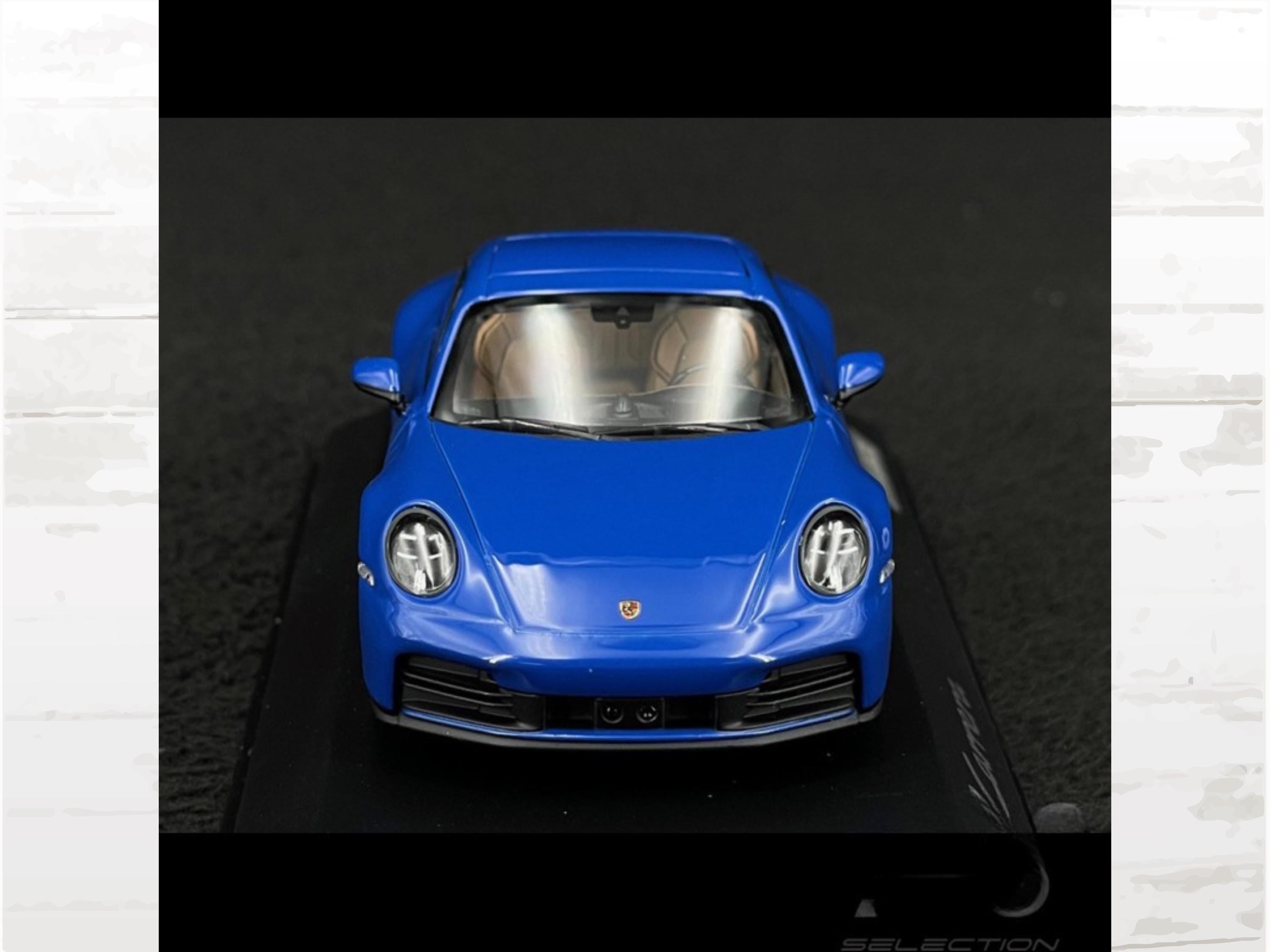 Porsche 911 Carrera 992.2 2024 Model | 1:43 Lugano Blue Limited Edition | Numbered 2000 Pieces I Collector Car