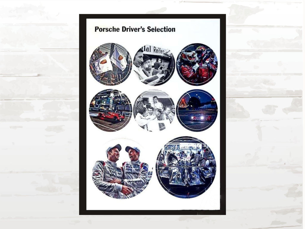 Porsche Racing Le Mans Sticker Set | 8 Stickers | Driver's Selection