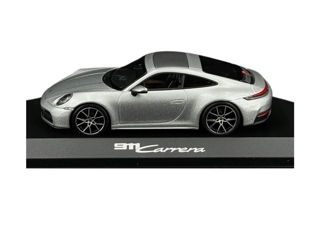 Porsche 911 Carrera Coupe Type 992.2 GT Silver 1:43 Scale Model Car – Diecast Collectible , 2024 New Release