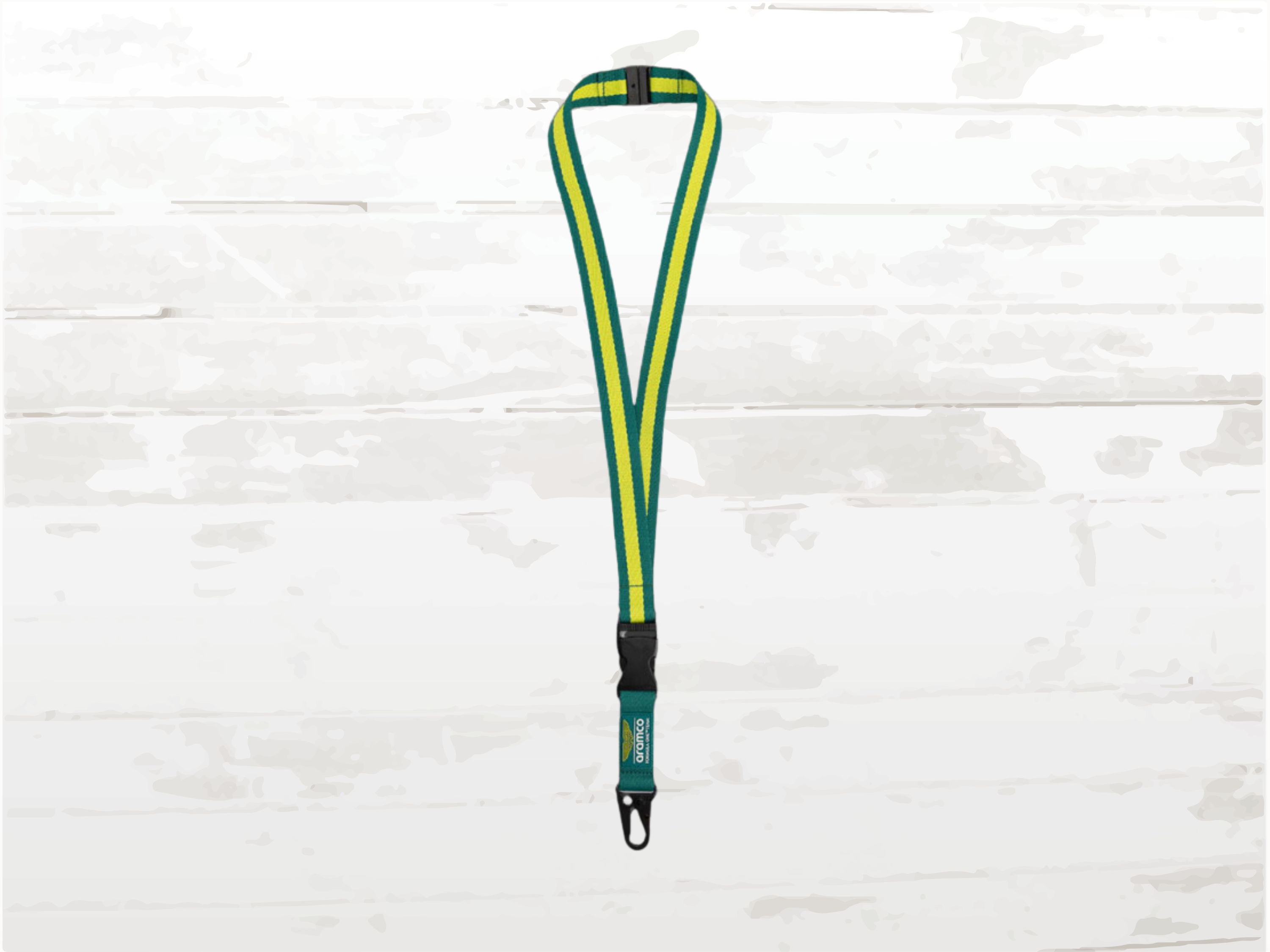 Aston Martin F1 Team Lanyard, Racing Green Neck Strap, Alonso Stroll Fan Gift