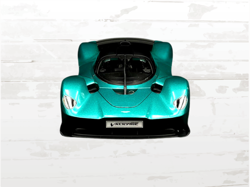 Aston Martin Valkyrie 1:18 Scale Model, Racing Green 2022, Hypercar Display Gift