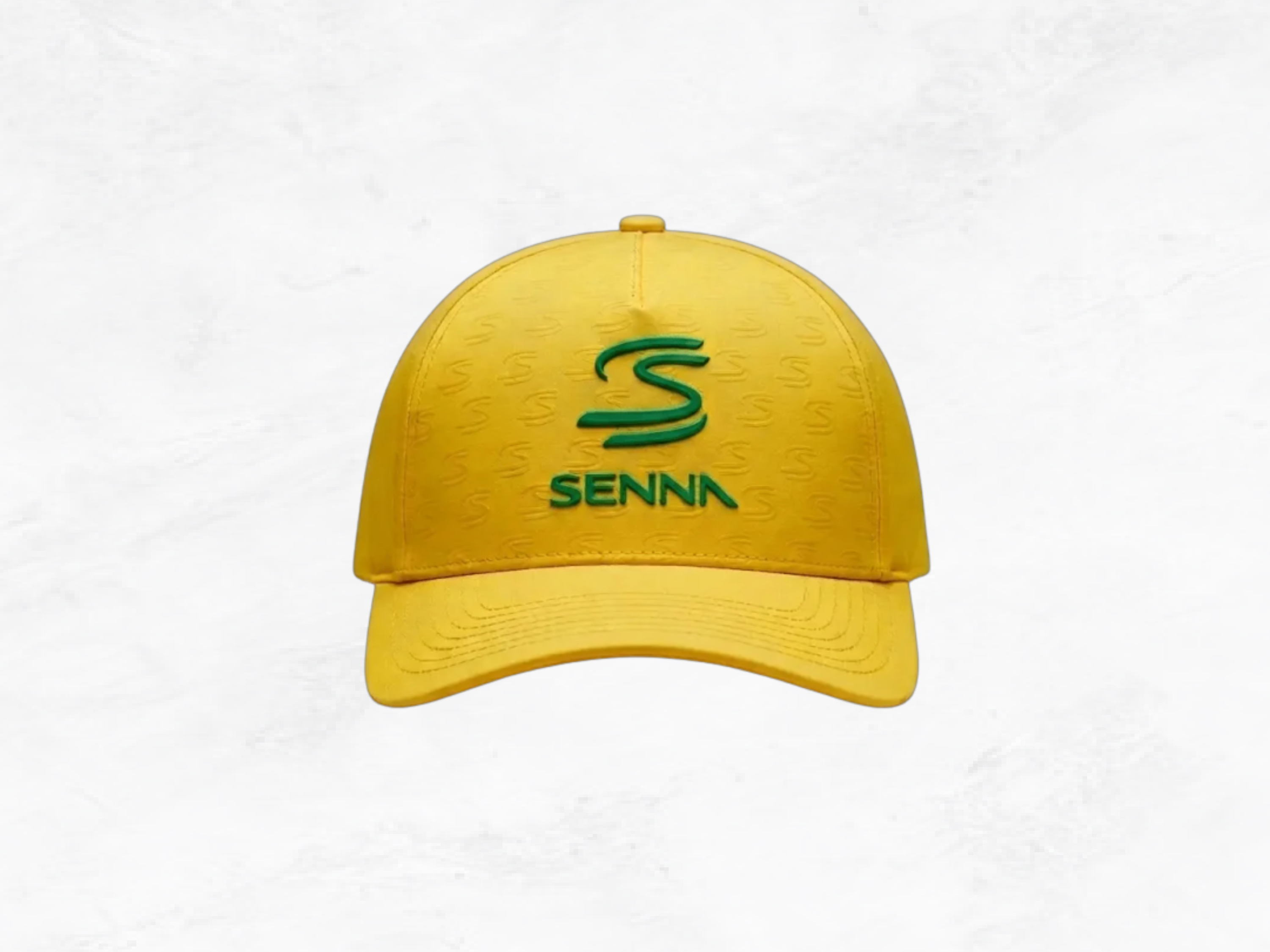 Ayrton Senna Yellow Cap | Iconic Brazilian Colours | F1 Legend Gift | Formula 1 Collector