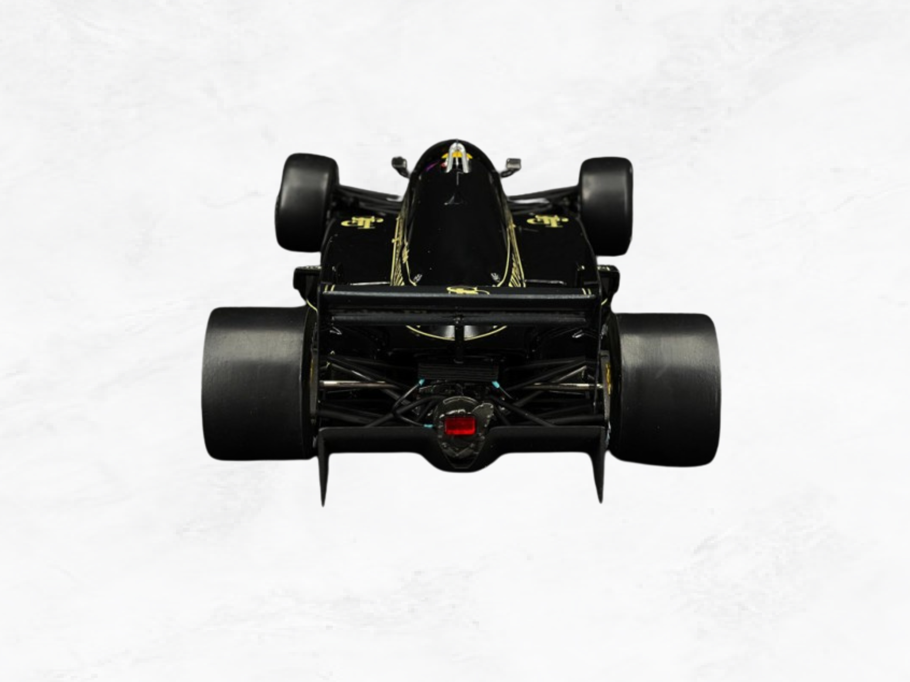 Ayrton Senna Lotus 97T Monaco 1985, 1:18 Scale Model, Black Gold JPS Livery, Opening Hood
