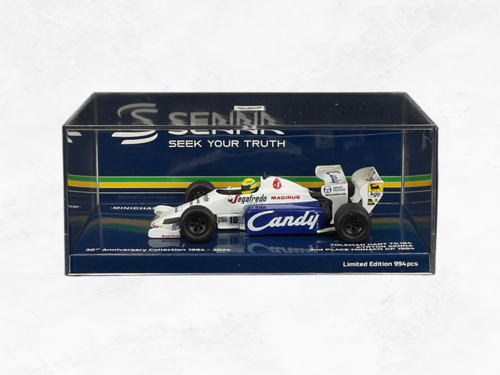 Ayrton Senna Toleman TG184 Monaco 1984, 1:43 Scale Model, Limited Edition 994 Pieces