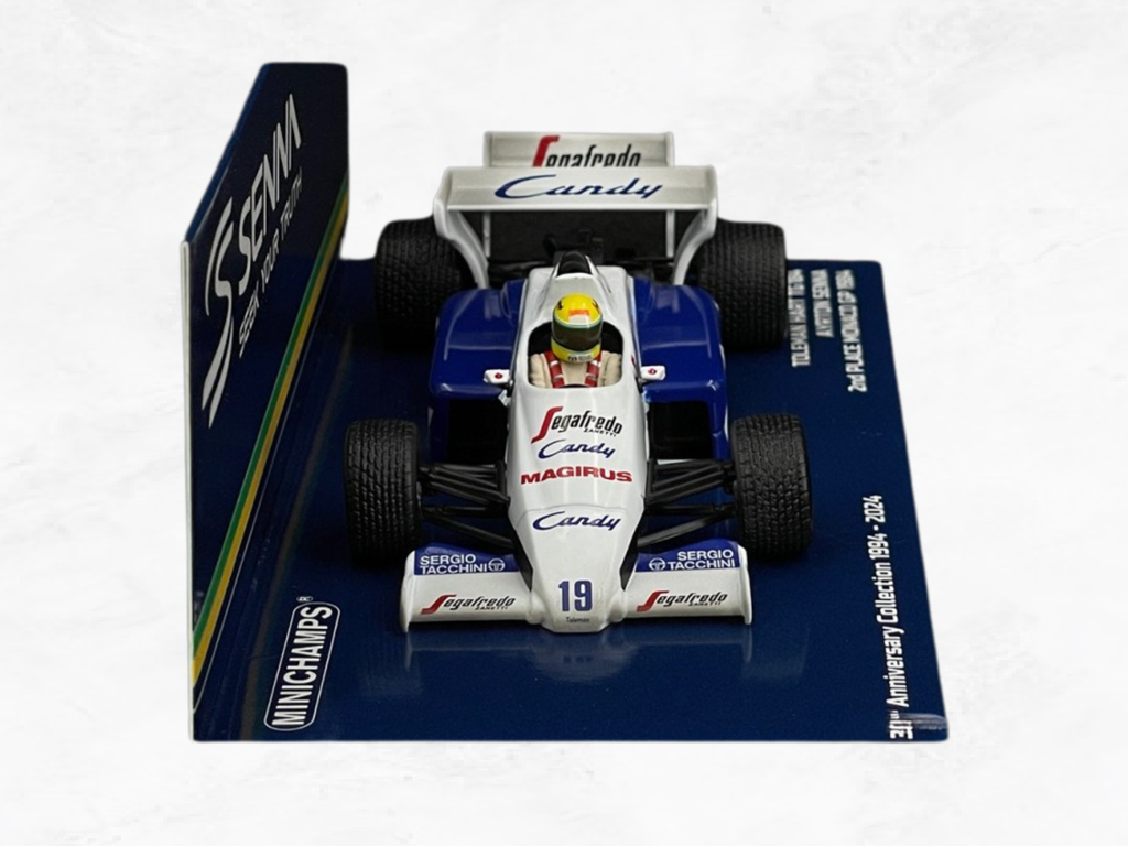 Ayrton Senna Toleman TG184 Monaco 1984, 1:43 Scale Model, Limited Edition 994 Pieces