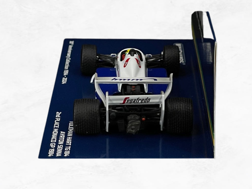 Ayrton Senna Toleman TG184 Monaco 1984, 1:43 Scale Model, Limited Edition 994 Pieces