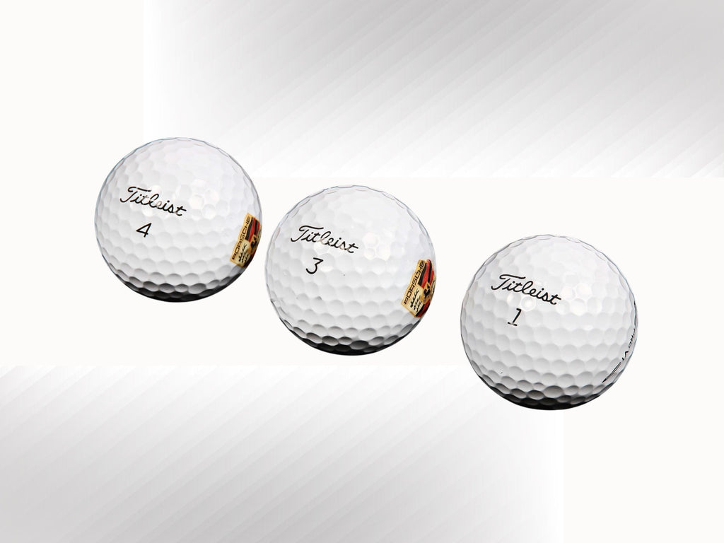 Porsche Titleist Pro V1 Golf Balls: Collector's Set of 3 I Porsche Gift