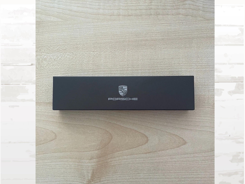 Porsche Taycan Rollerball pen | Dark Grey Metallic Carbon Design | Christmas Gift & Stocking Filler