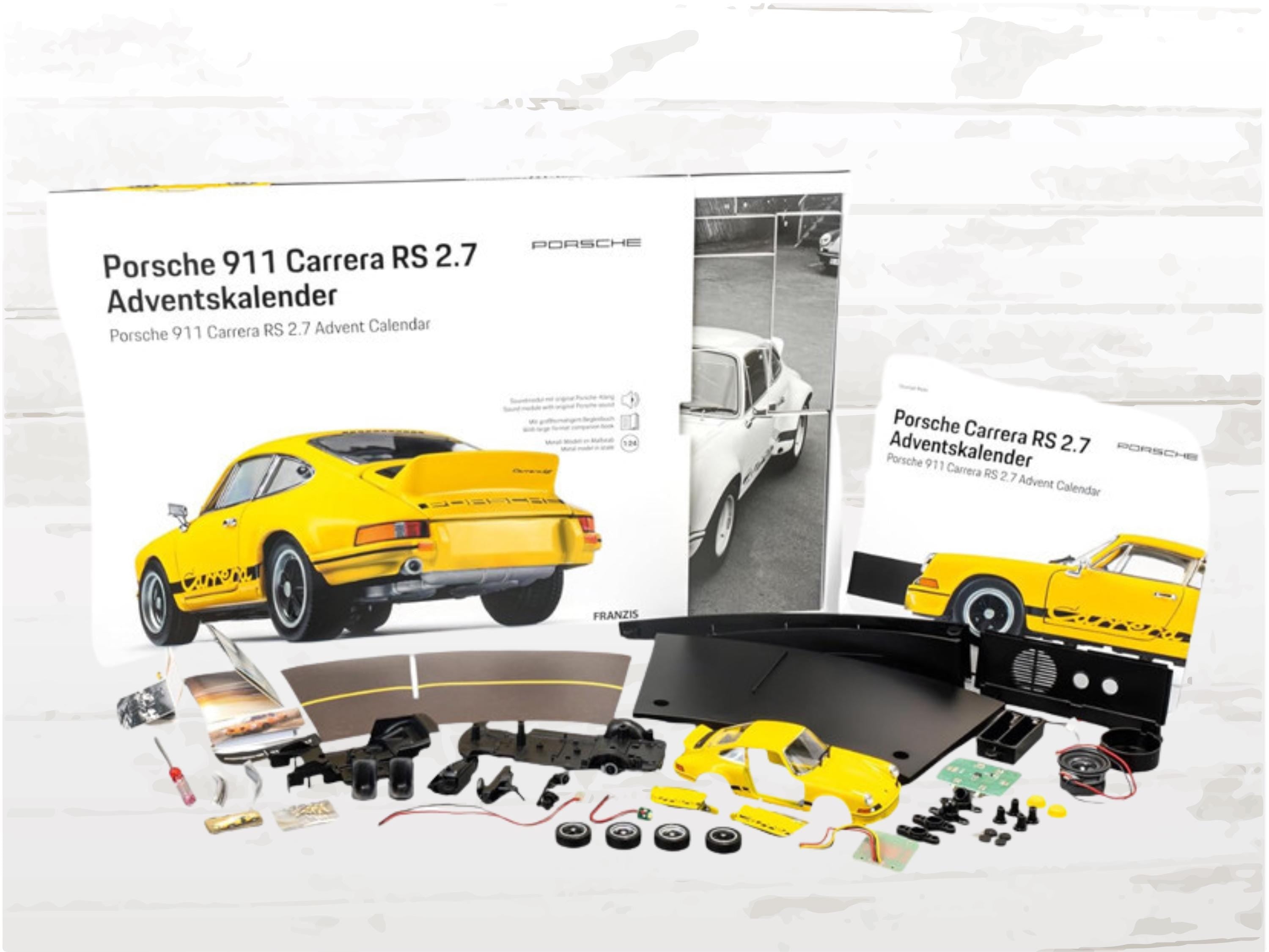 Porsche 911 Carrera RS 2.7 Advent Calendar, 1:24 Scale