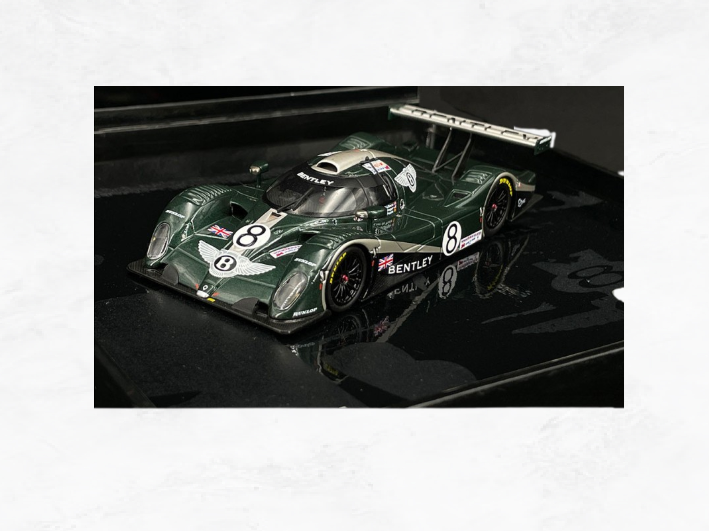 Bentley EXP Speed 8 Le Mans 2002 No.8, 1:43 Scale Model, Limited Edition 5555 Pieces