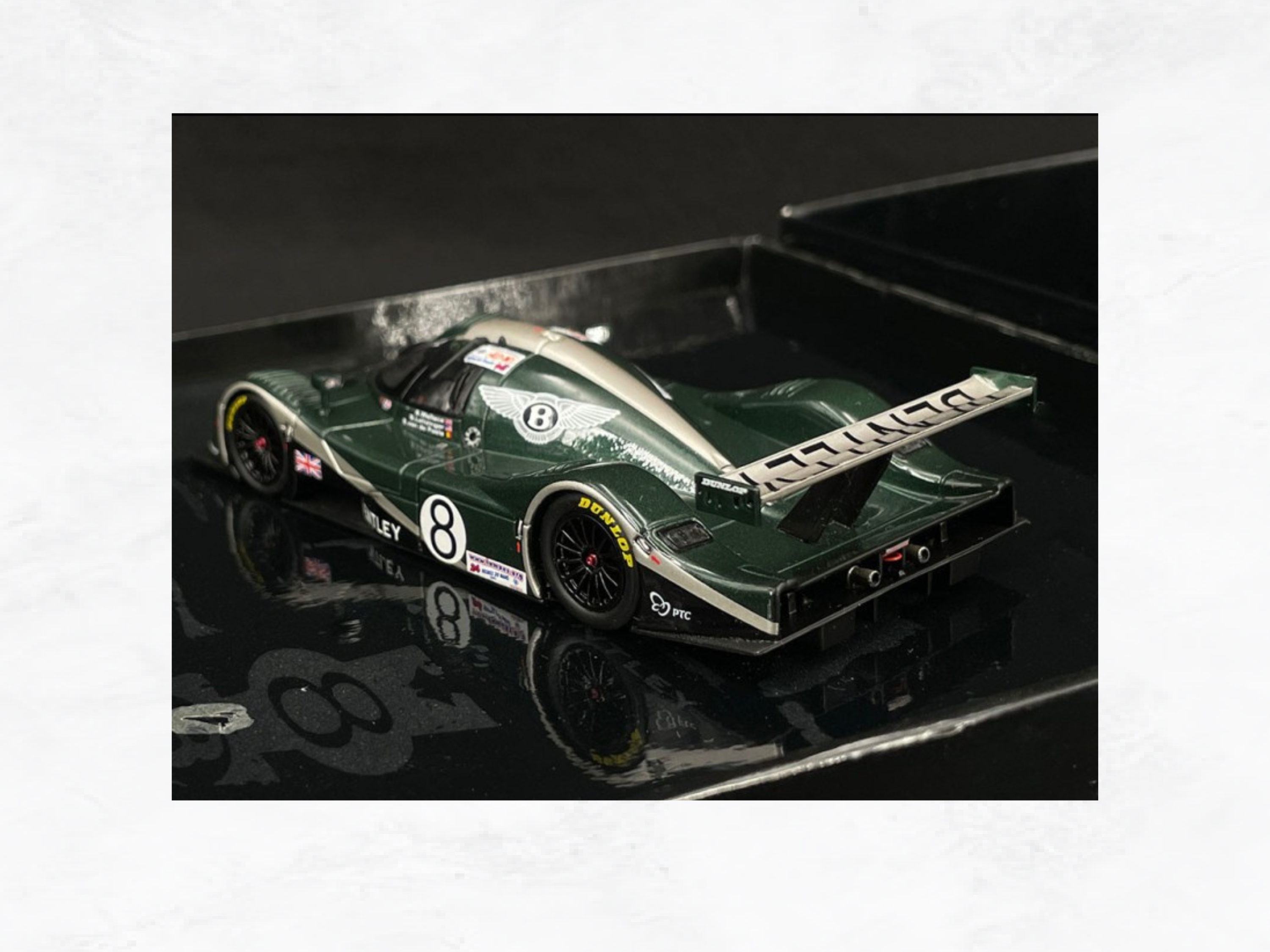 Bentley EXP Speed 8 Le Mans 2002 No.8, 1:43 Scale Model, Limited Edition 5555 Pieces