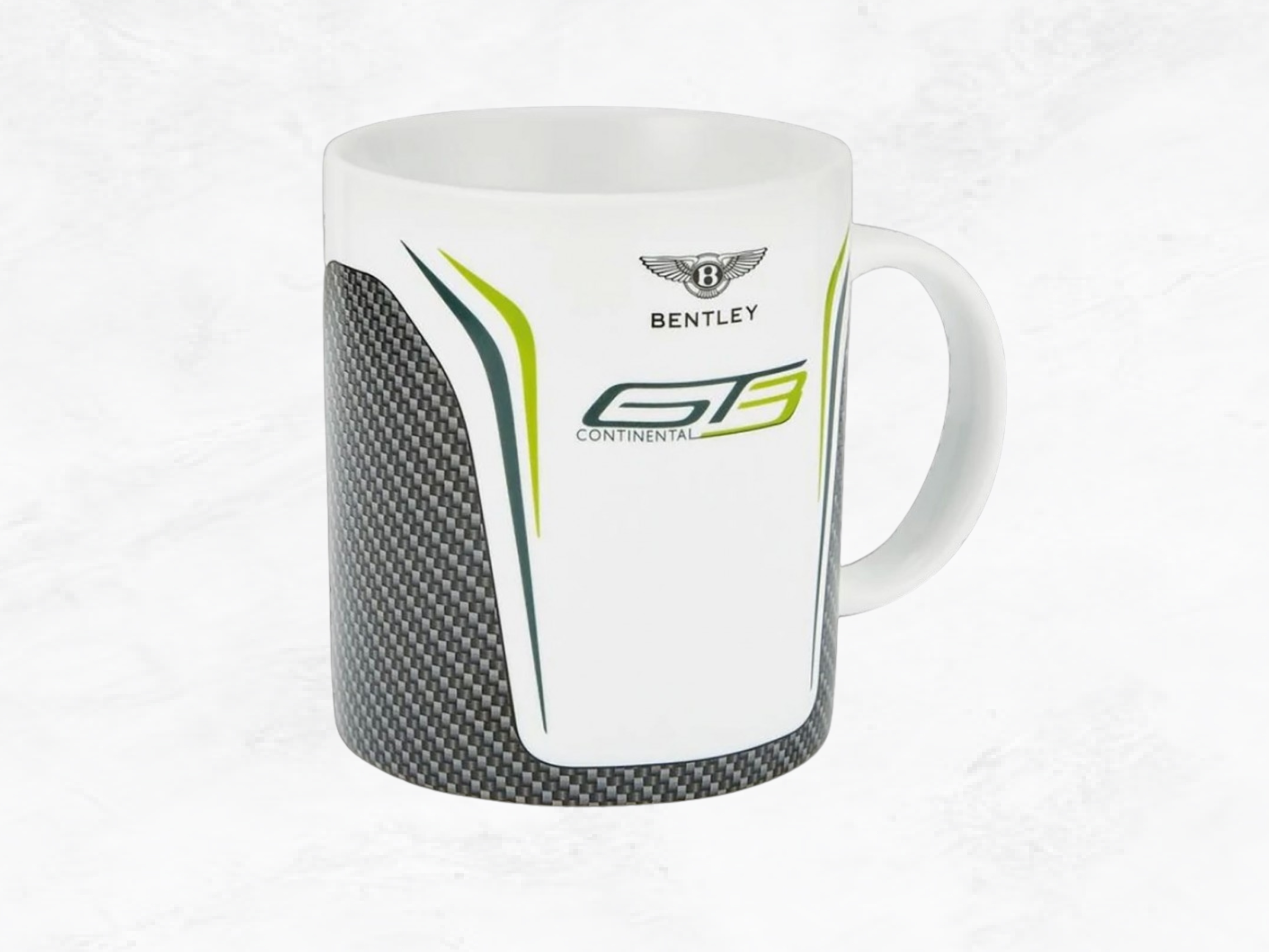 Bentley Motorsport GT3 Mug, Carbon Fibre Design, Bentley Fan Gift