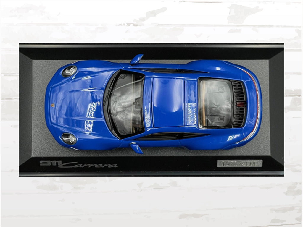 Porsche 911 Carrera 992.2 2024 Model | 1:43 Lugano Blue Limited Edition | Numbered 2000 Pieces I Collector Car