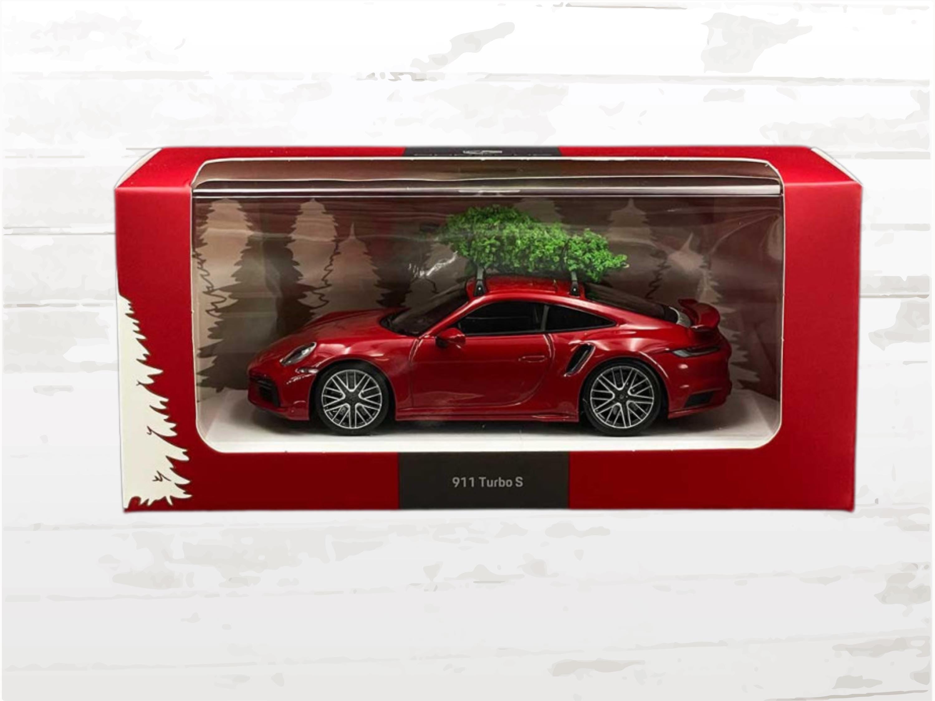 Porsche 911 Turbo S Christmas Model Car: 2023 Holiday Edition