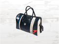 Bag Weekender Leather Ari Vatanen Pikes Peak 1988 Navy Blue