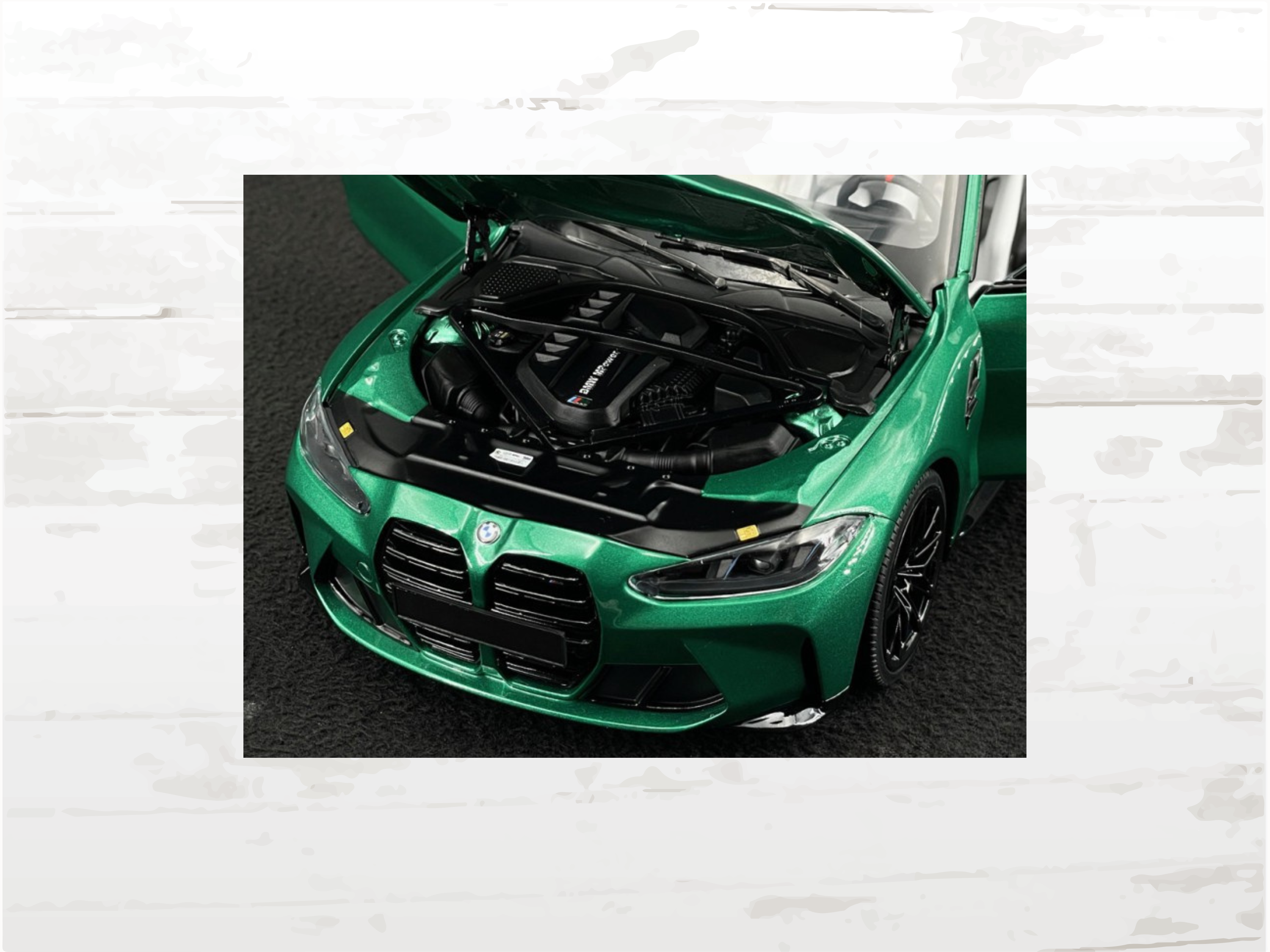 BMW M4 Coupé G82 Phase 2 2024 Green Metallic | 1:18 Scale Diecast Model