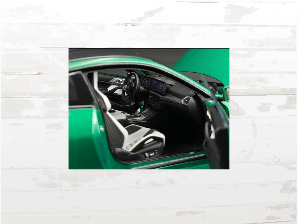 BMW M4 Coupé G82 Phase 2 2024 Green Metallic | 1:18 Scale Diecast Model