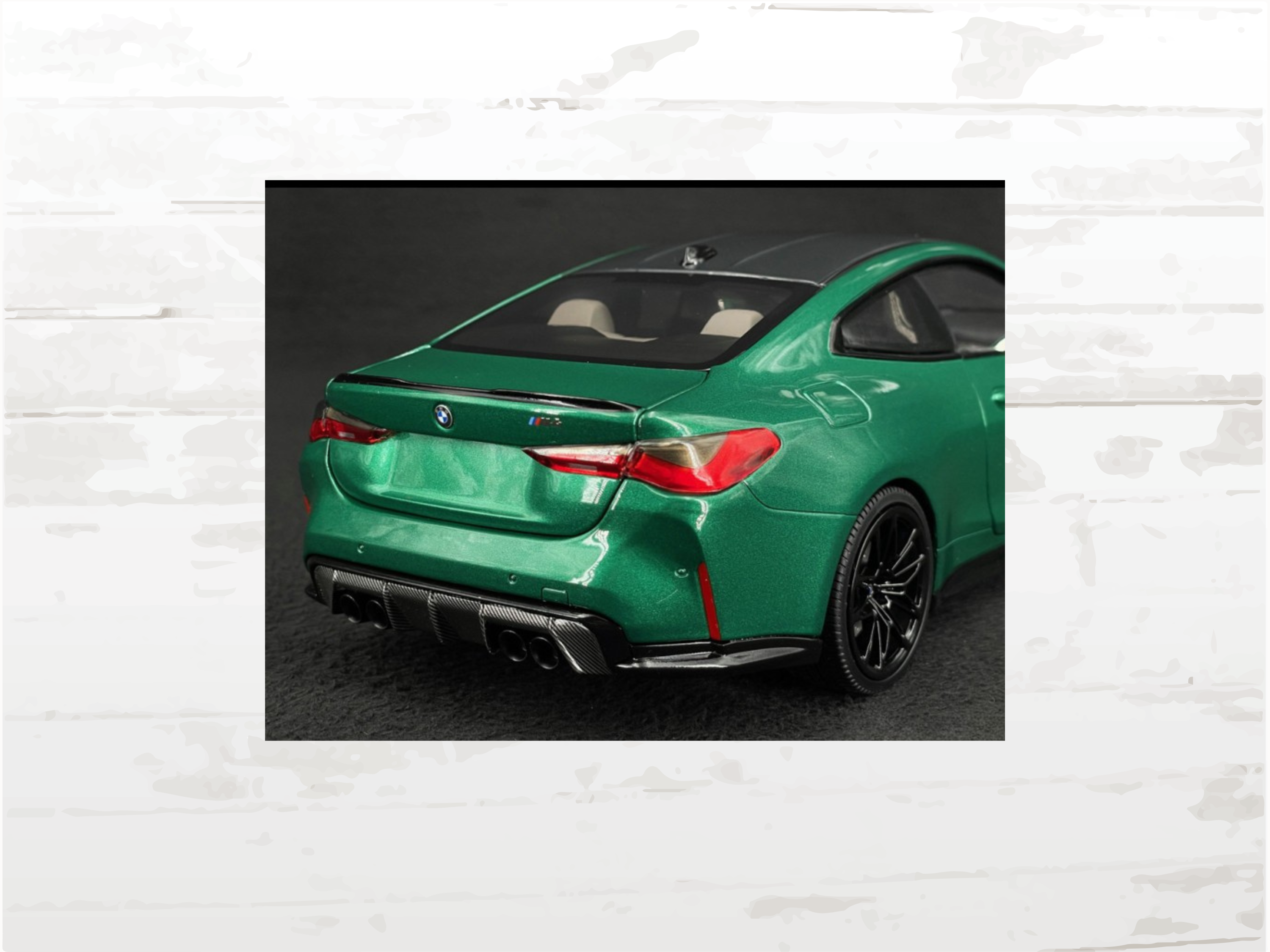 BMW M4 Coupé G82 Phase 2 2024 Green Metallic | 1:18 Scale Diecast Model
