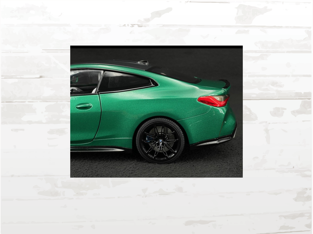 BMW M4 Coupé G82 Phase 2 2024 Green Metallic | 1:18 Scale Diecast Model