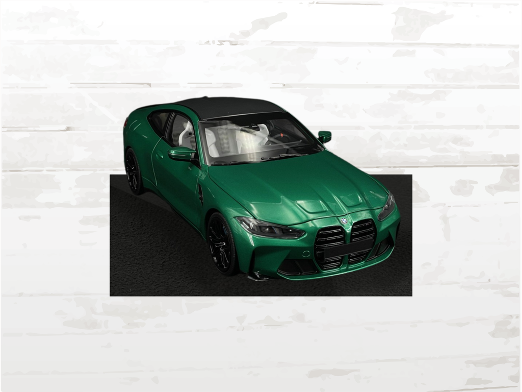 BMW M4 Coupé G82 Phase 2 2024 Green Metallic | 1:18 Scale Diecast Model