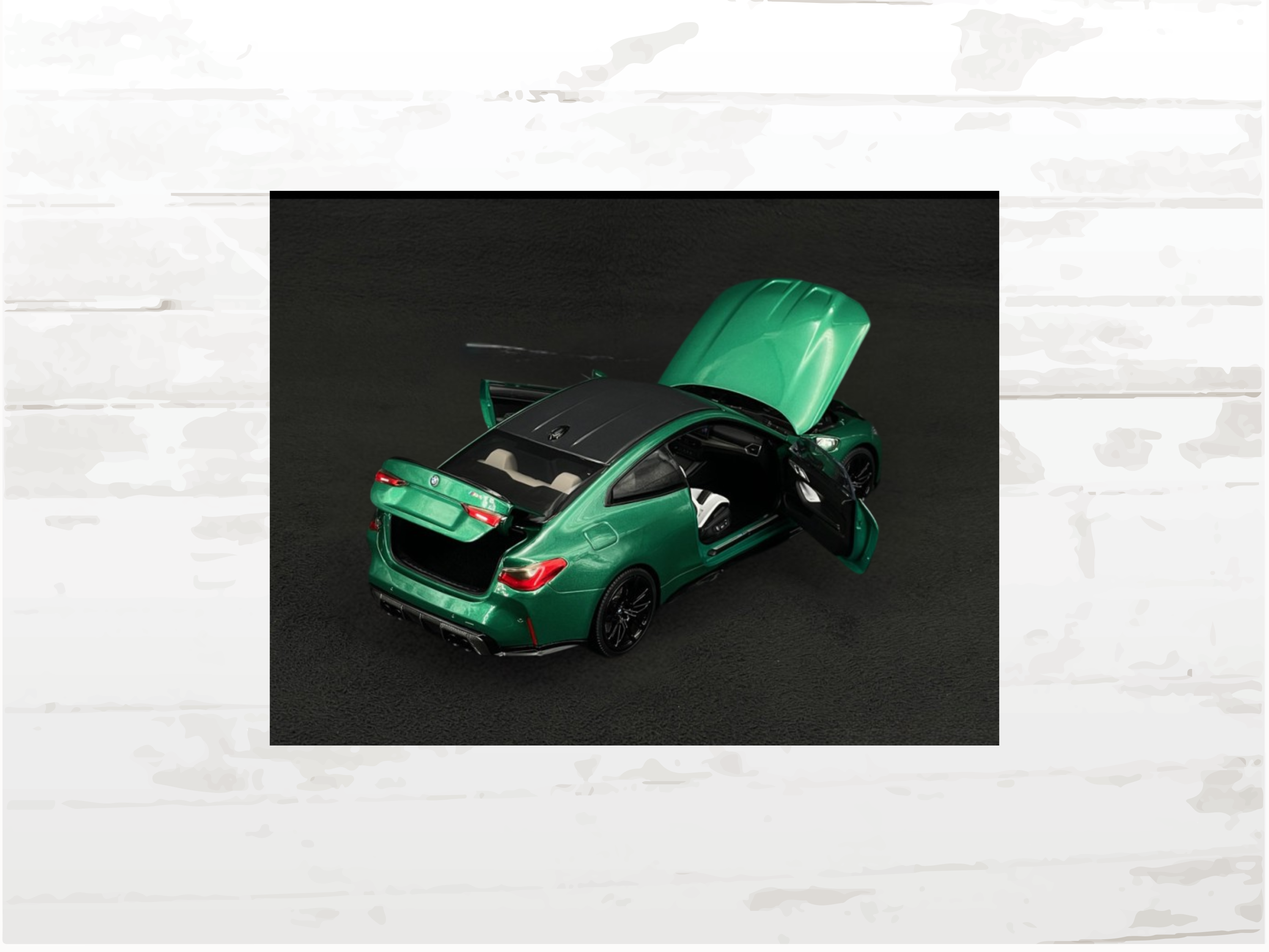 BMW M4 Coupé G82 Phase 2 2024 Green Metallic | 1:18 Scale Diecast Model