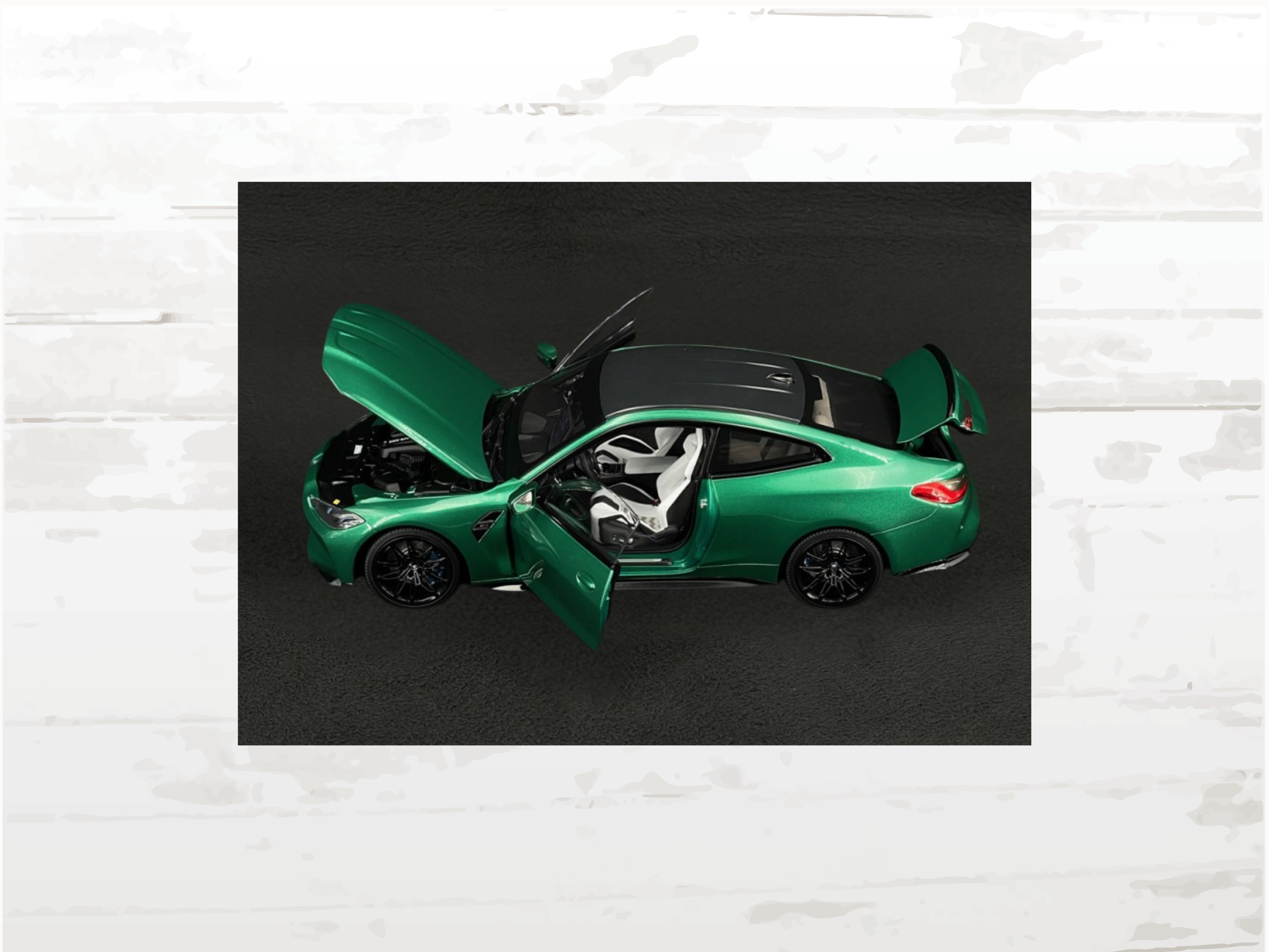 BMW M4 Coupé G82 Phase 2 2024 Green Metallic | 1:18 Scale Diecast Model
