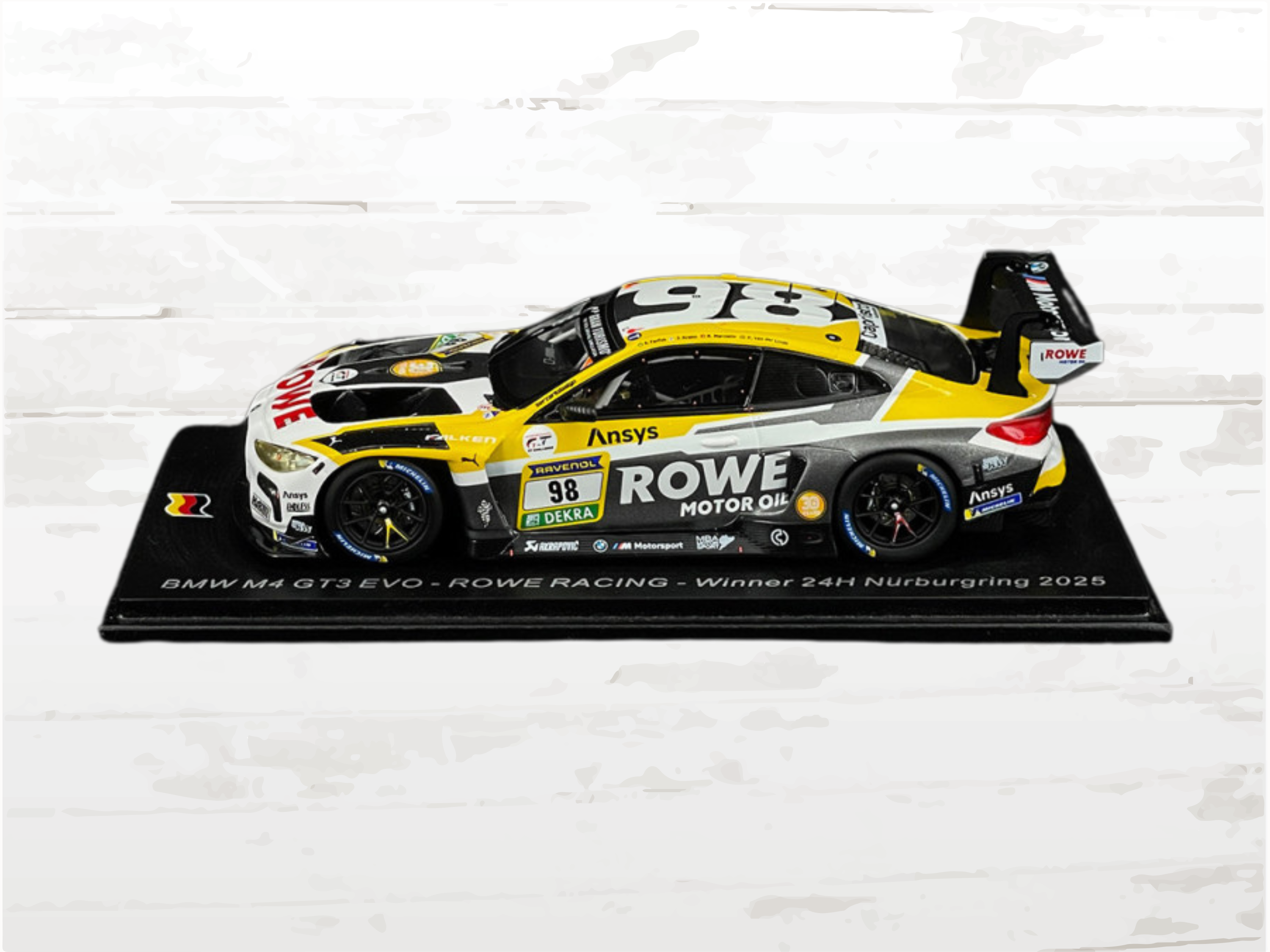 BMW Scale Model M4 GT3 Evo #98 Winner Nürburgring 24h 2025 | 1:4
