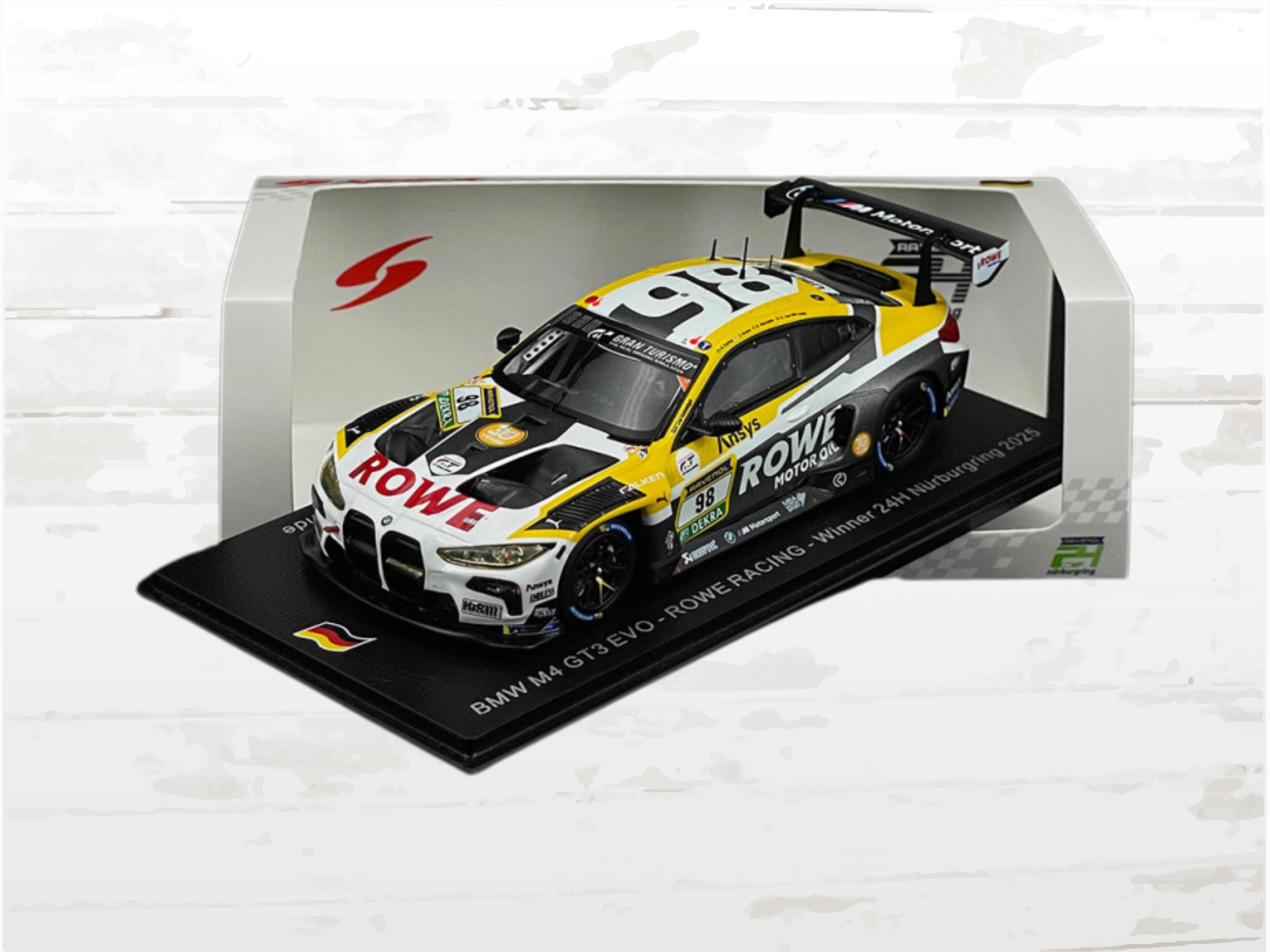 BMW Scale Model M4 GT3 Evo #98 Winner Nürburgring 24h 2025 | 1:4