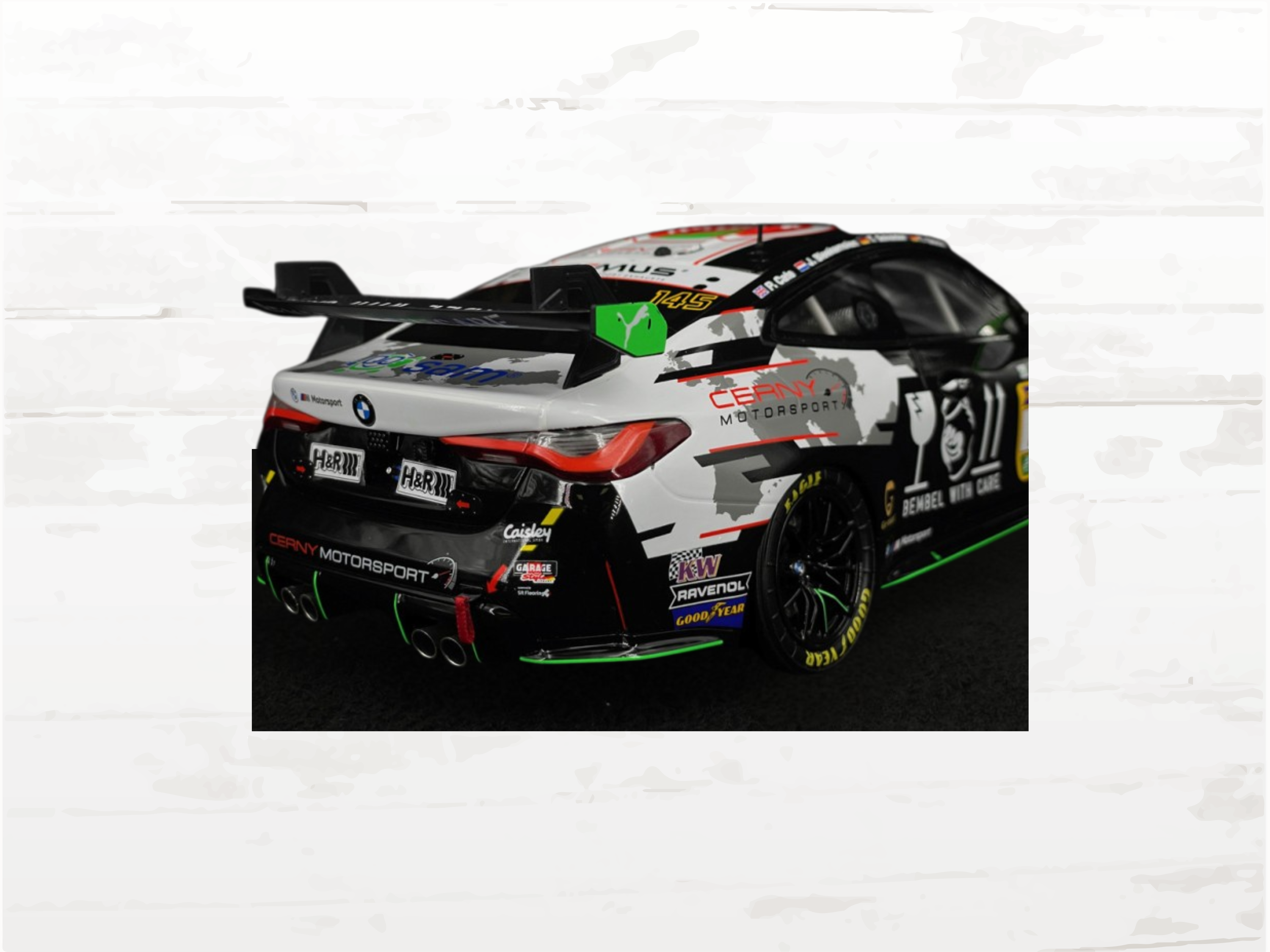 BMW M4 GT4 #145 Cerny Motorsport 2024 Night Livery | 1:18 Scale Resin Model