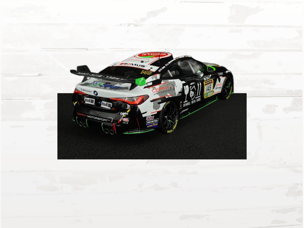 BMW M4 GT4 #145 Cerny Motorsport 2024 Night Livery | 1:18 Scale Resin Model