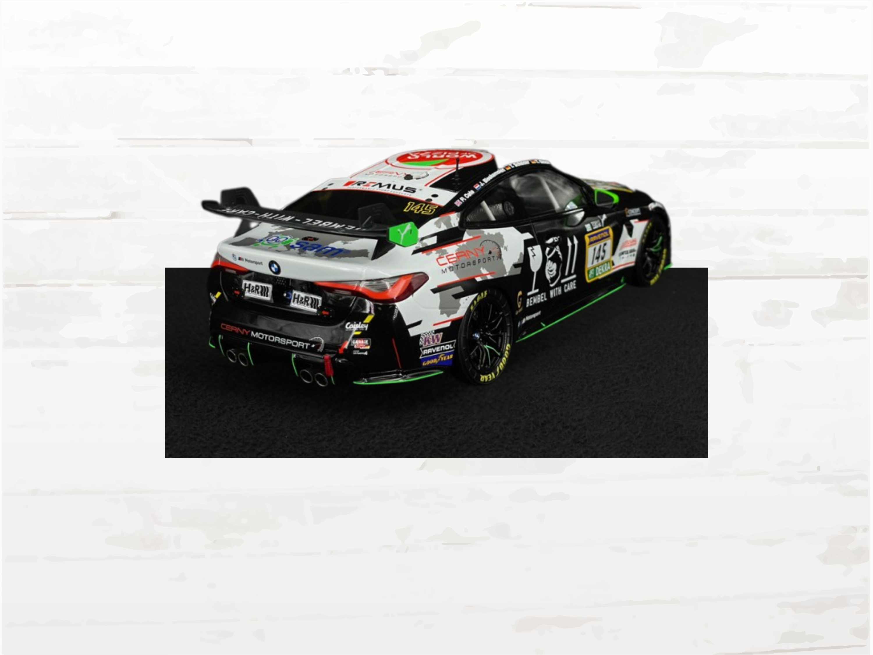 BMW M4 GT4 #145 Cerny Motorsport 2024 Night Livery | 1:18 Scale Resin Model