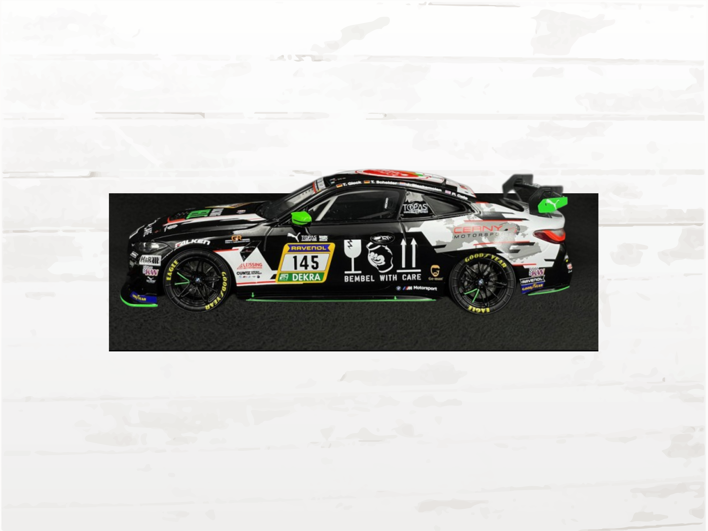 BMW M4 GT4 #145 Cerny Motorsport 2024 Night Livery | 1:18 Scale Resin Model