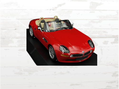 BMW Z8 Roadster E52 Red 2000 | 1:18 Scale Diecast Model