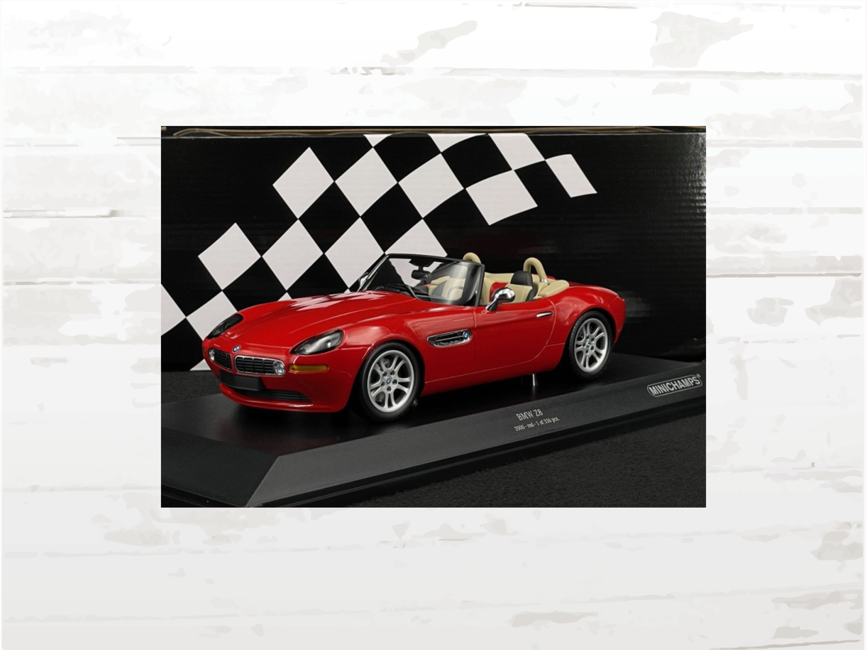 BMW Z8 Roadster E52 Red 2000 | 1:18 Scale Diecast Model