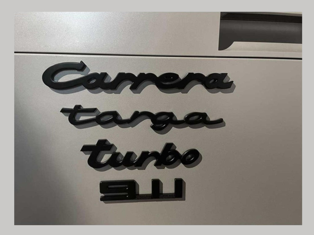 Porsche Magnet Set – 911, Carrera, Targa, Turbo | Gift Boxed Monogram Magnets