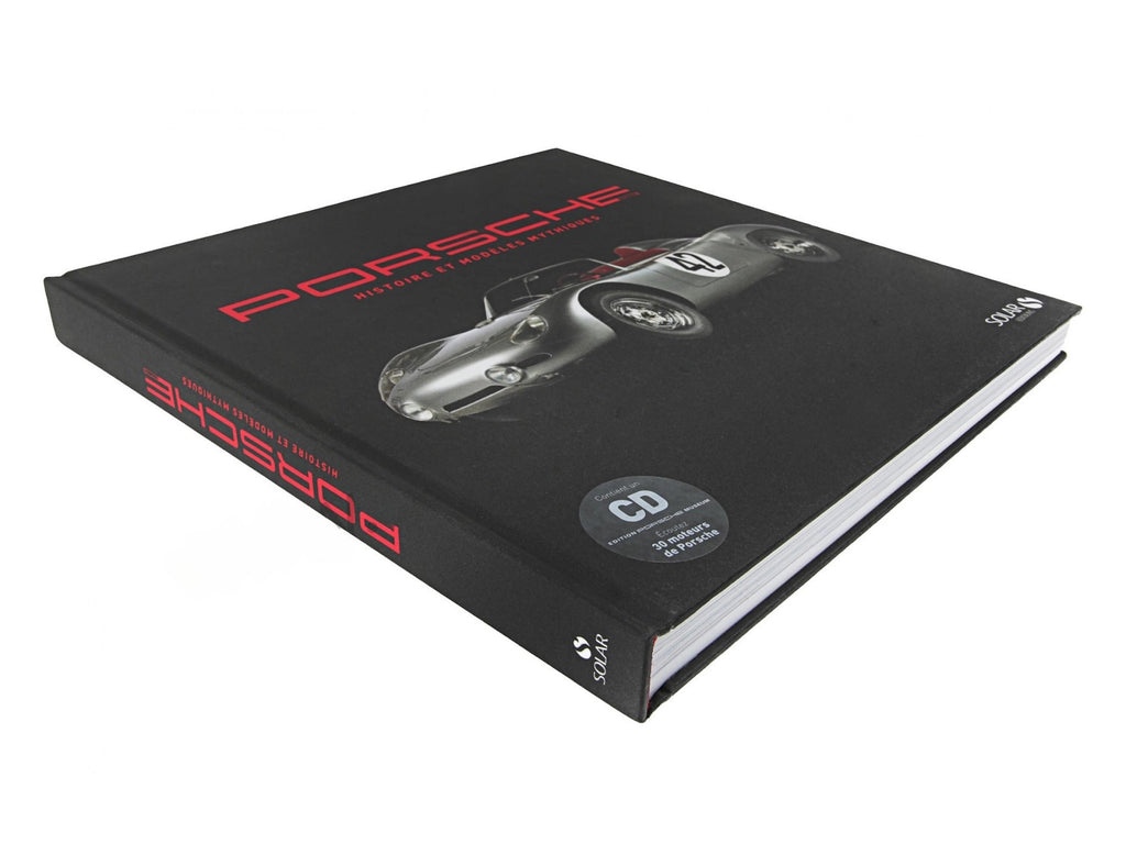 Porsche History Book: 30 Mythical Models | English/French | With Engine Sound CD