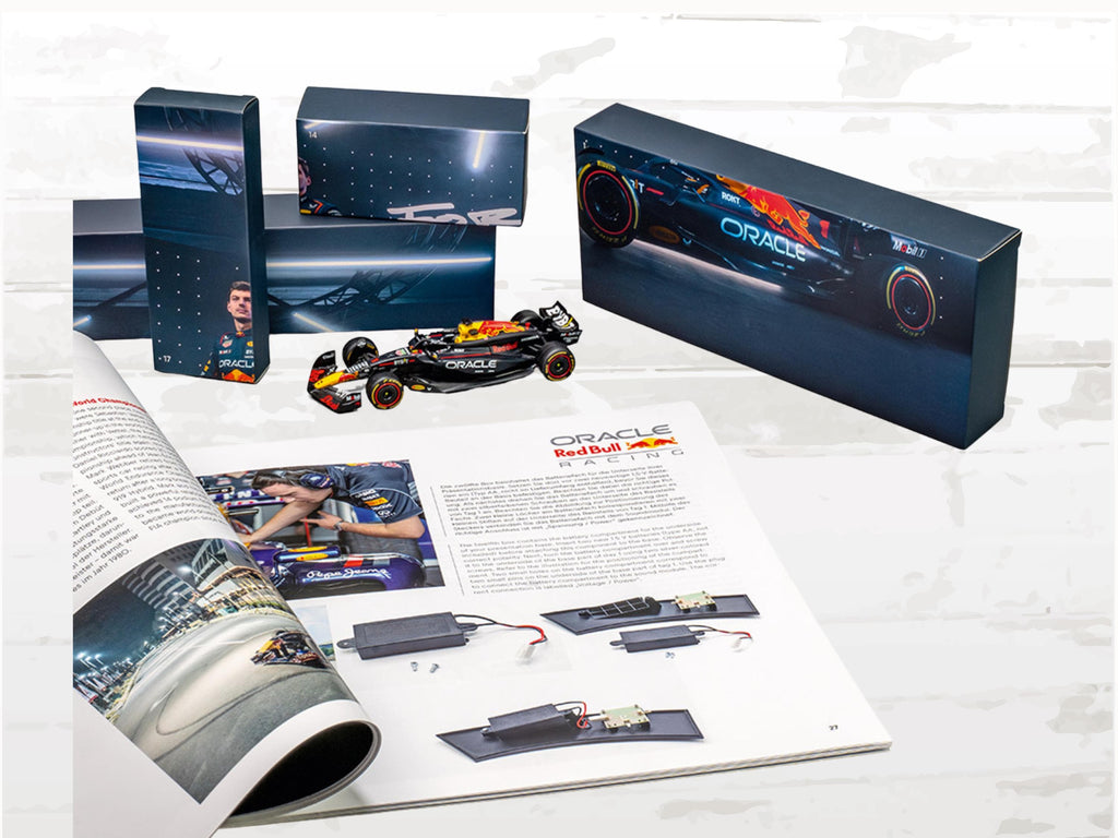Racing Formula 1 Advent Calendar | 1:43 Scale RB20 Model Kit | For Racing Fans