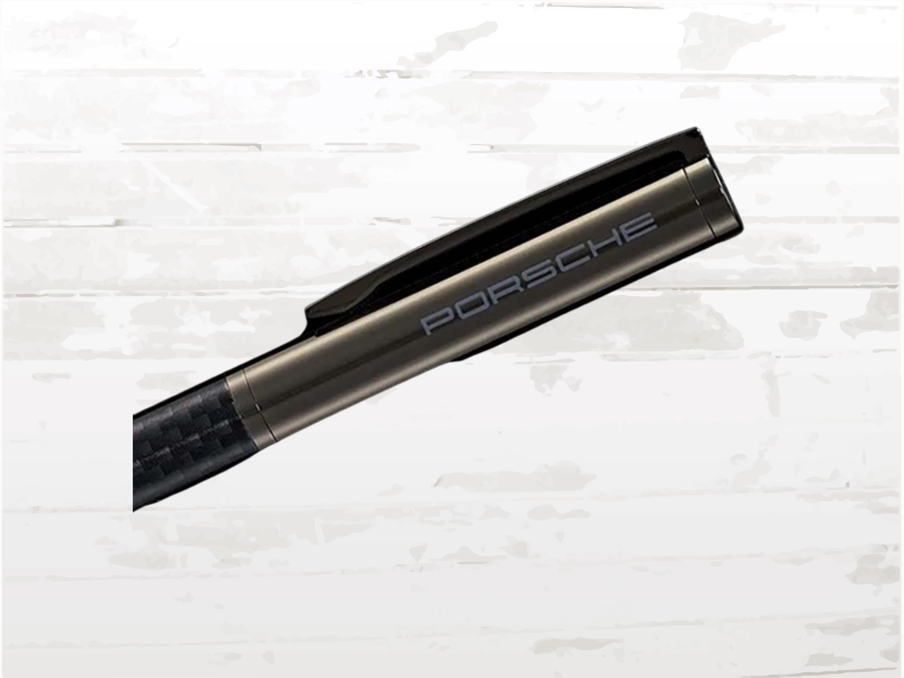 Porsche Macan Rollerball Pen – Silver Metallic Design