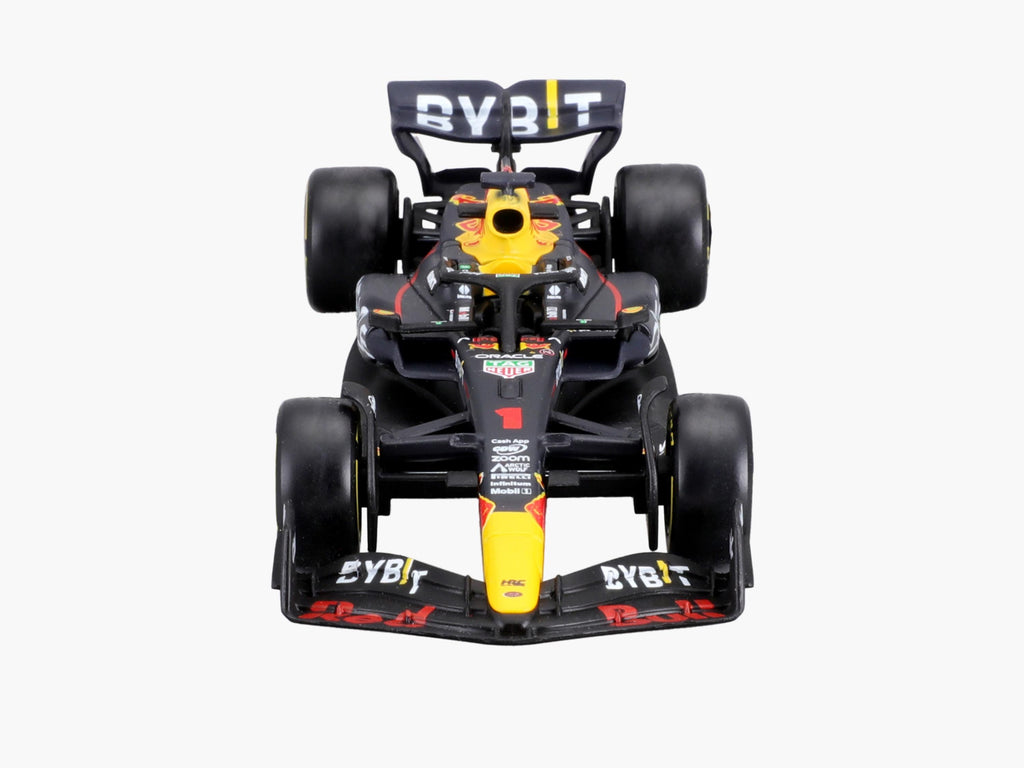 Formula 1 Race Car Model Toy, 1:43 Scale 2023 - Collectible Miniature RB19, with Yellow Tires