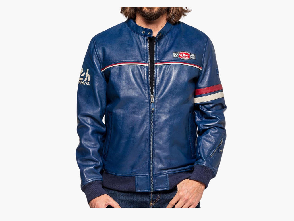 Men’s Luxury Racing Leather Jacket – Inspired by 24h Le Mans Heritage